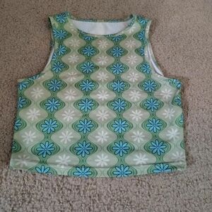 Neon Floral Tank Top